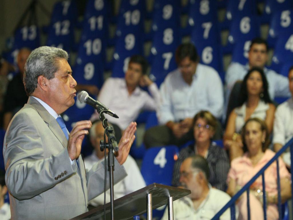 Imagem: Governador André durante abertura da Expogrande