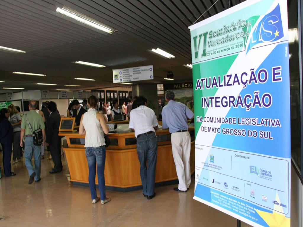 Imagem: Seminário de Vereadores será aberto nesta quinta na Assembleia