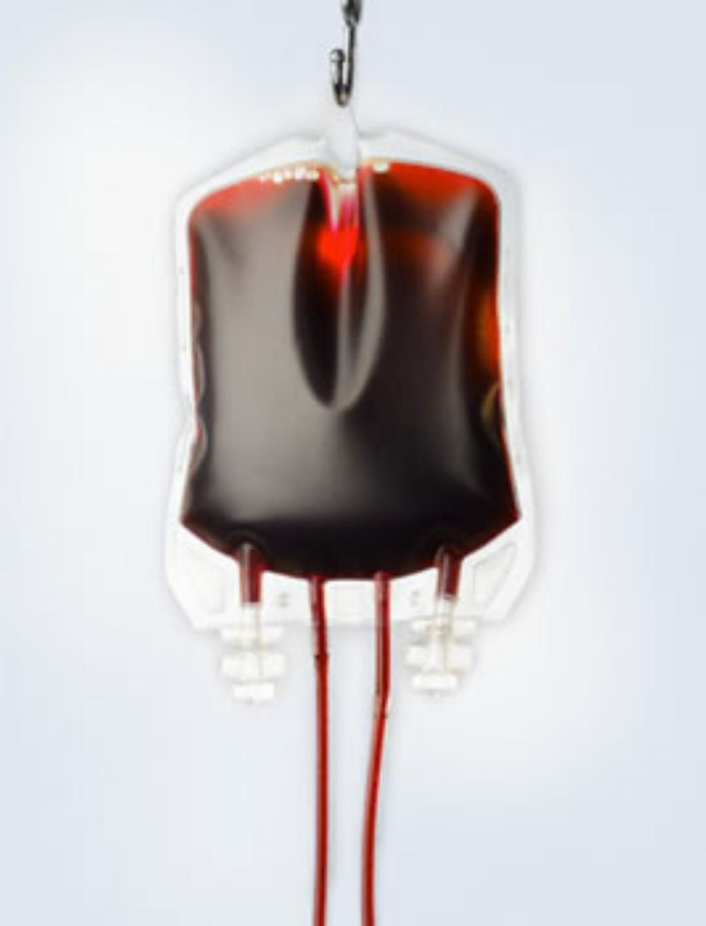 Imagem: Bolsa de sangue