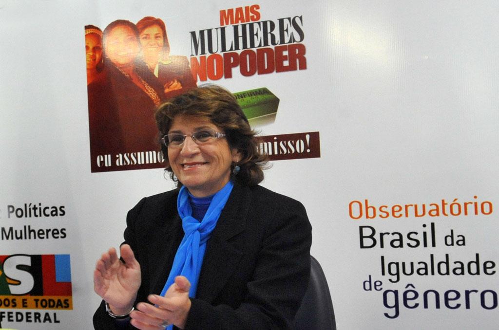 Imagem: Ministra da Secretaria de Políticas para as Mulheres, Iriny Lopes.