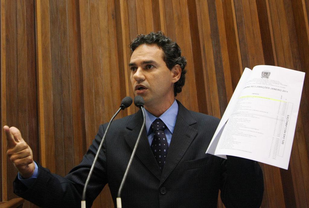 Imagem: Deputado criticou a qualidade de atendimento da Enersul.