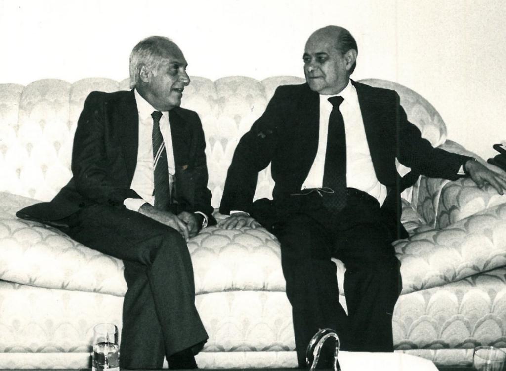 Imagem: Fadul com Tancredo, na campanha presidencial de 1984