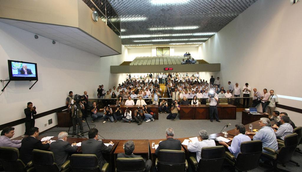 Imagem: Lançamento do PAC 2 da Funasa aconteceu na manhã desta sexta-feira na Assembleia Legislativa.