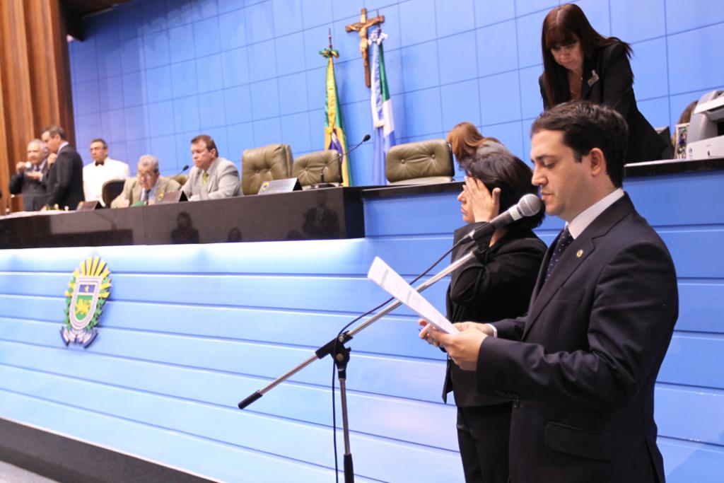 Imagem: Deputado Marcio Fernandes durante o pequeno expediente da sessão