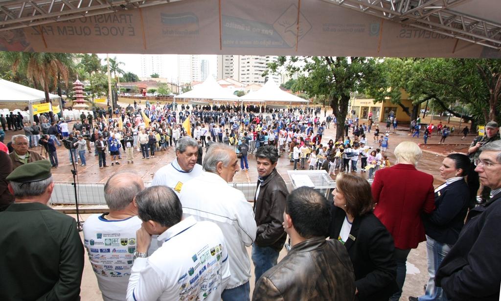 Imagem: Lançamento da campanha foi realizada na Praça do Rádio Clube.