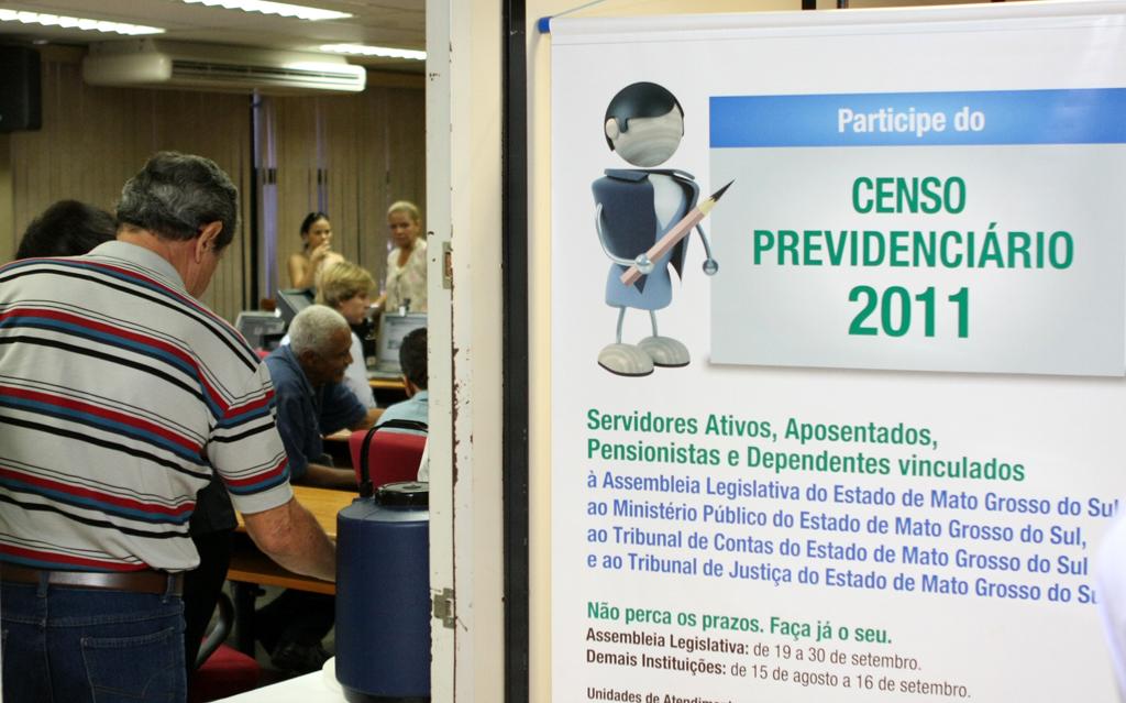 Imagem: Recadastramento do Censo Previdenciário está sendo feito no Plenarinho Nelito Câmara.