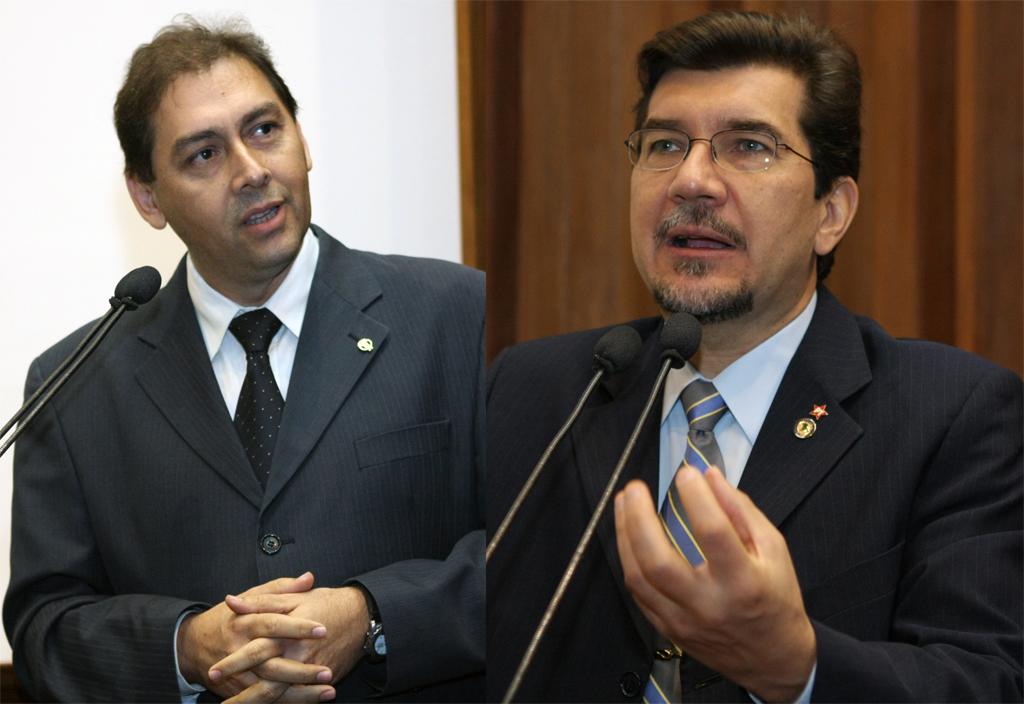 Imagem: Deputados Alcides Bernal e Pedro Kemp.