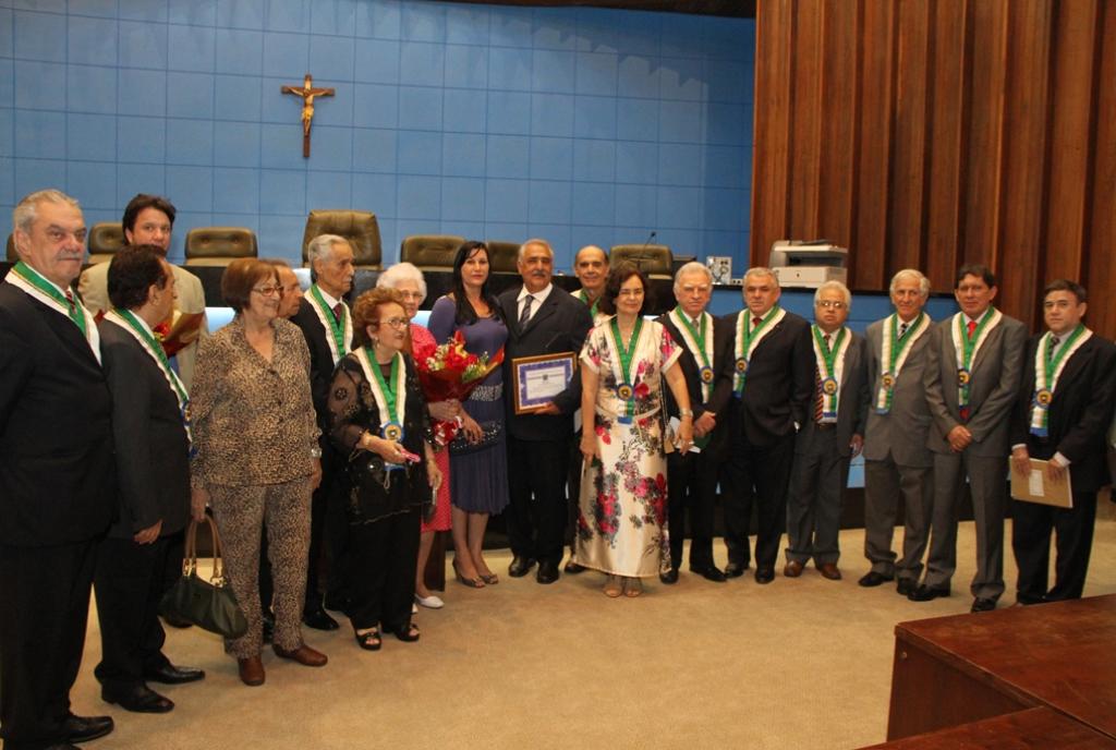 Imagem: Celebração do 40º aniversário da academia foi feita no Plenário Deputado Júlio Maia.