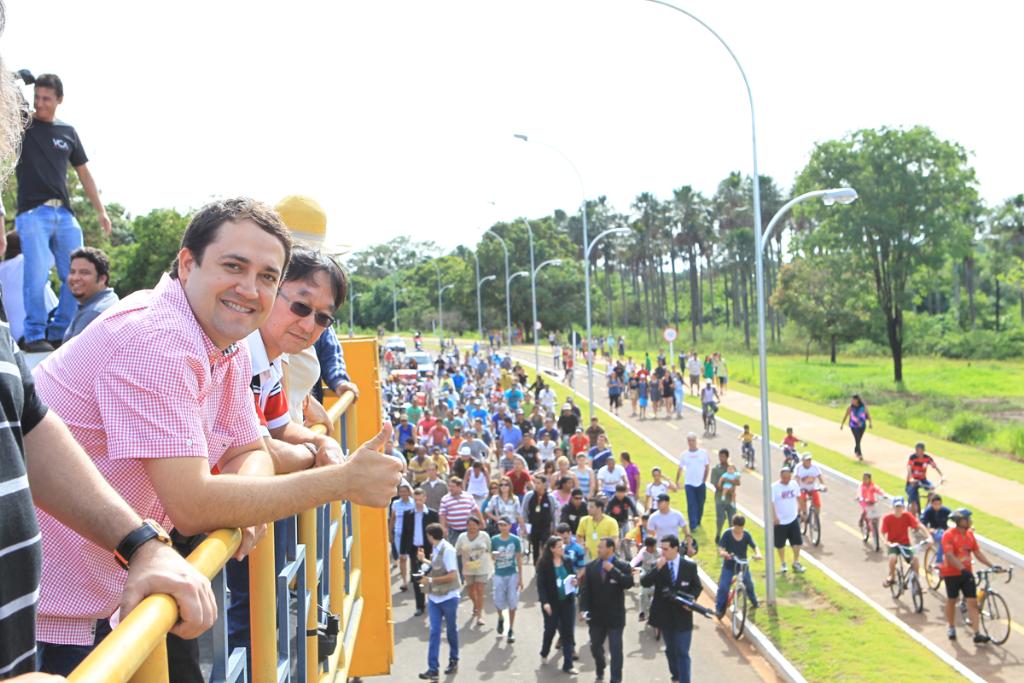 Imagem: Deputado Marcio Fernandes compareceu à inauguração de parque