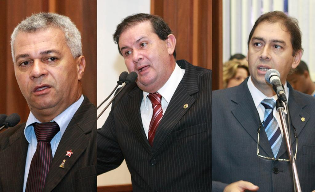 Imagem: Cabo Almi, Eduardo Rocha e Alcides Bernal debateram Caso Rocaro na sessão desta terça-feira.