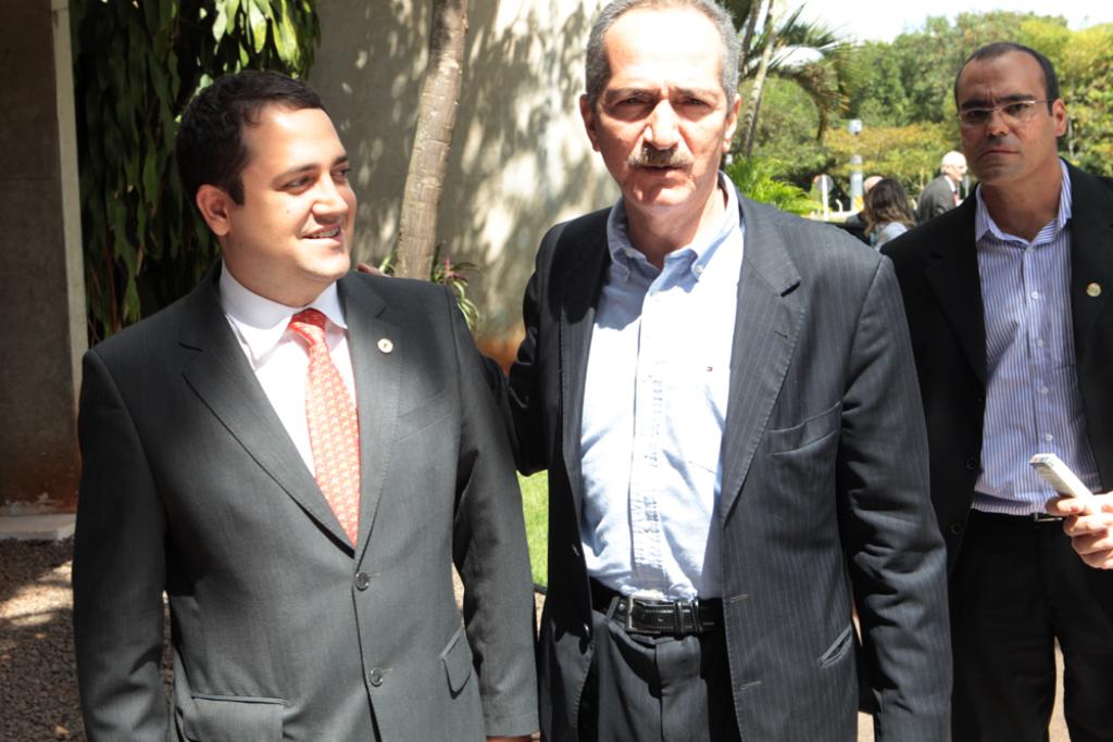 Imagem: Deputado Marcio Fernandes e o ministro dos Esportes, Aldo Rebelo