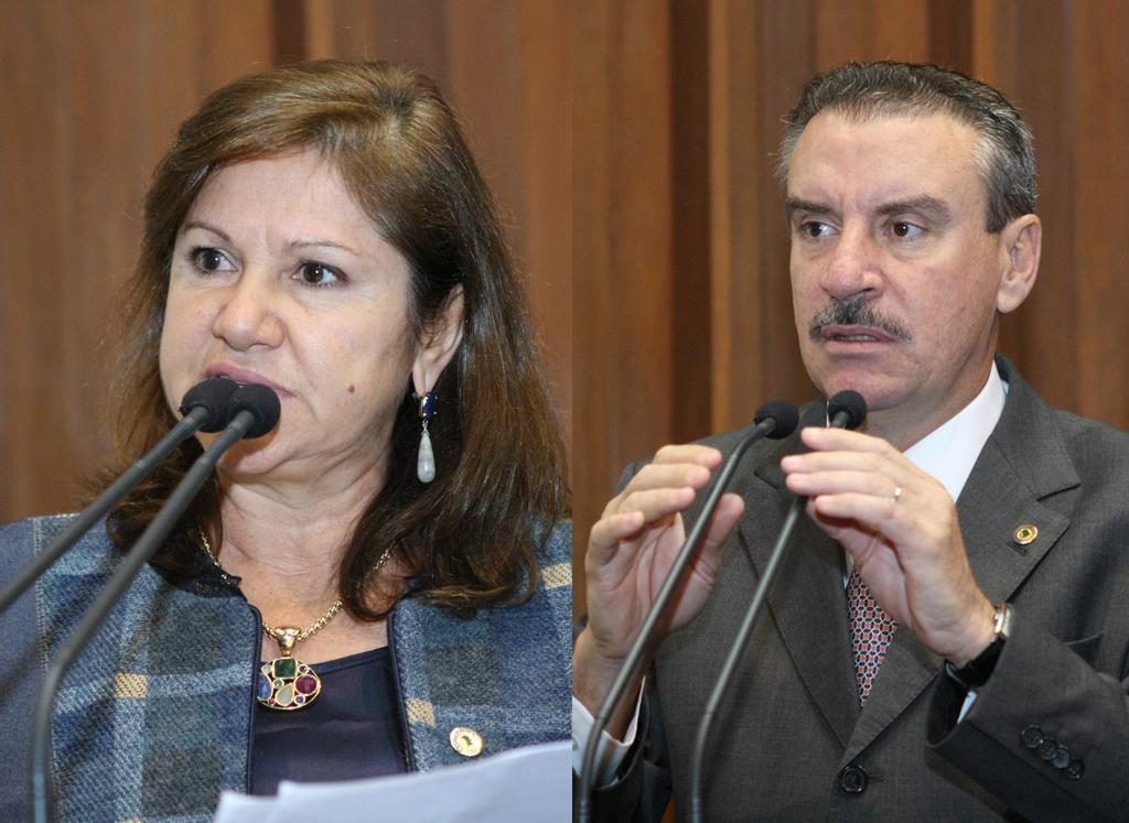 Imagem: Deputados Dione Hashioka e Paulo Corrêa ocuparam a tribuna para falar sobre o assunto.