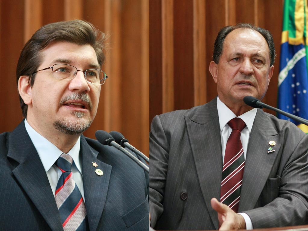 Imagem: Na tribuna, Pedro Kemp e Zé Teixeira debateram a questão dos conflitos fundiários.