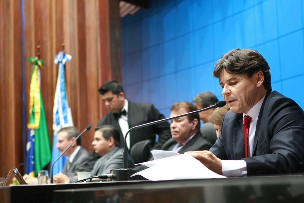 Imagem: Mensagem do governador André Puccinelli será analisada pelos deputados.