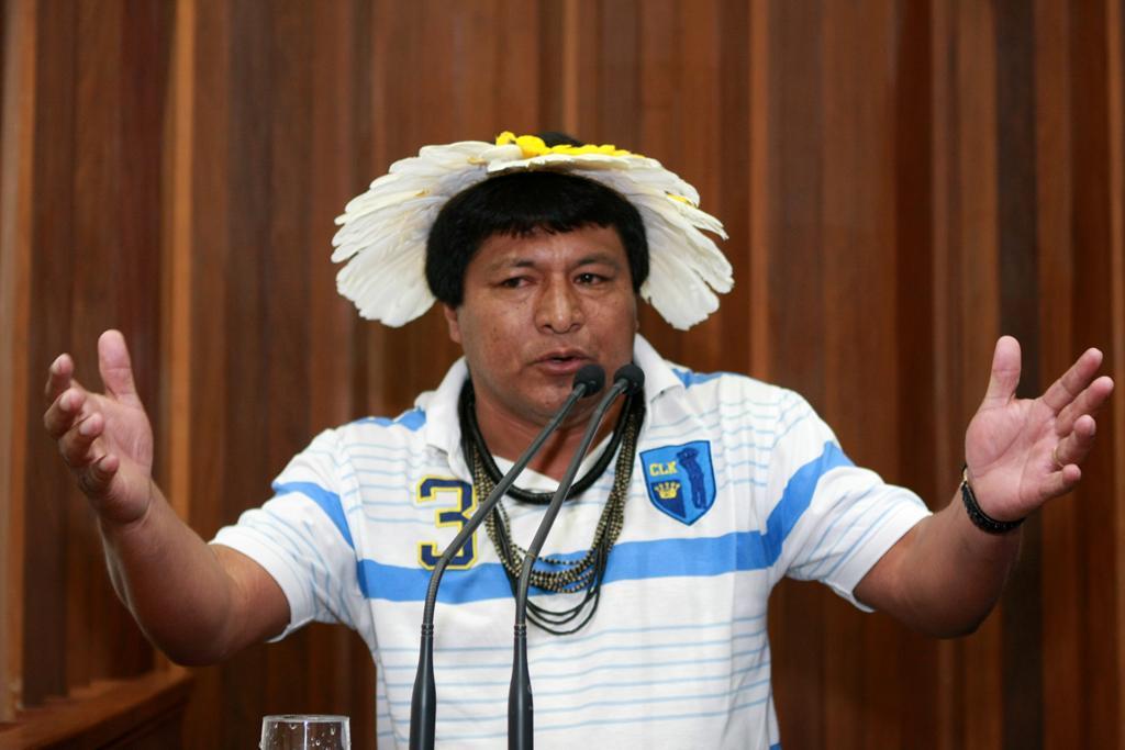 Imagem: Alberto França Dias diz que os índios da reserva indígena Buriti não estão adquirindo armamento pesado do Paraguai.