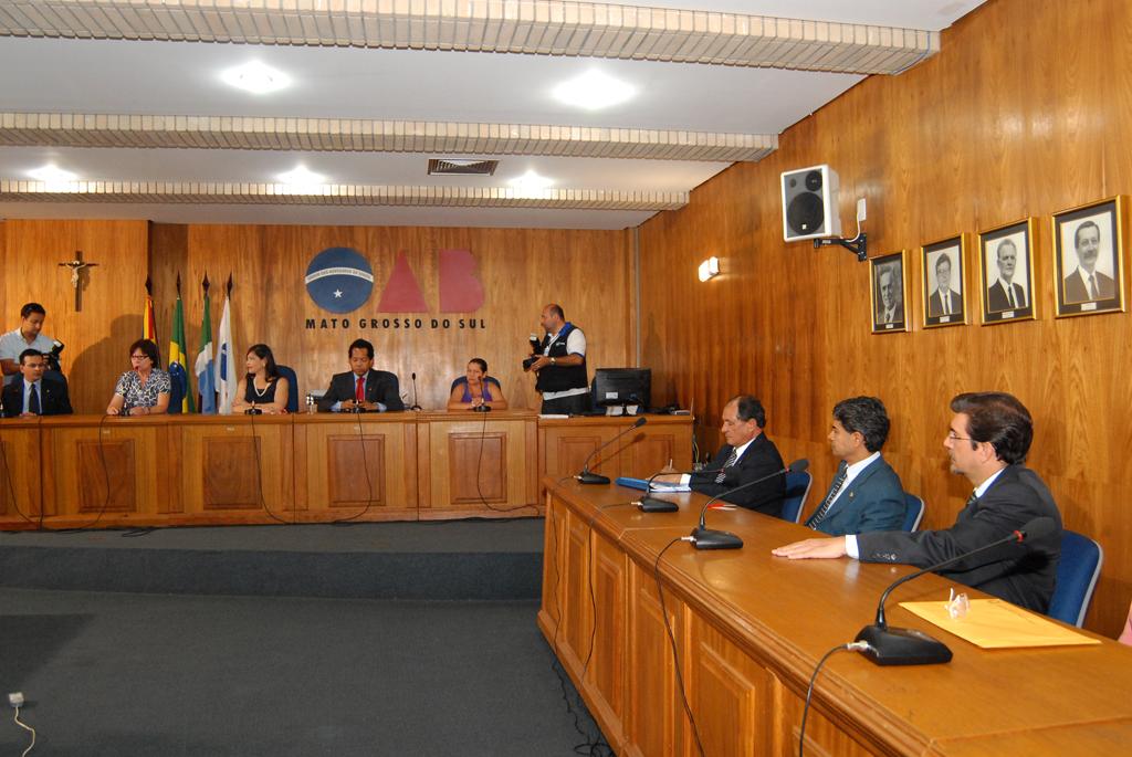 Imagem: Reunião aconteceu na sede da OAB/MS, em Campo Grande.