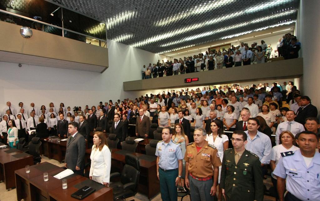 Imagem: Lançamento da Campanha da Fraternidade marcou a primeira sessão solene deste ano na ALMS.