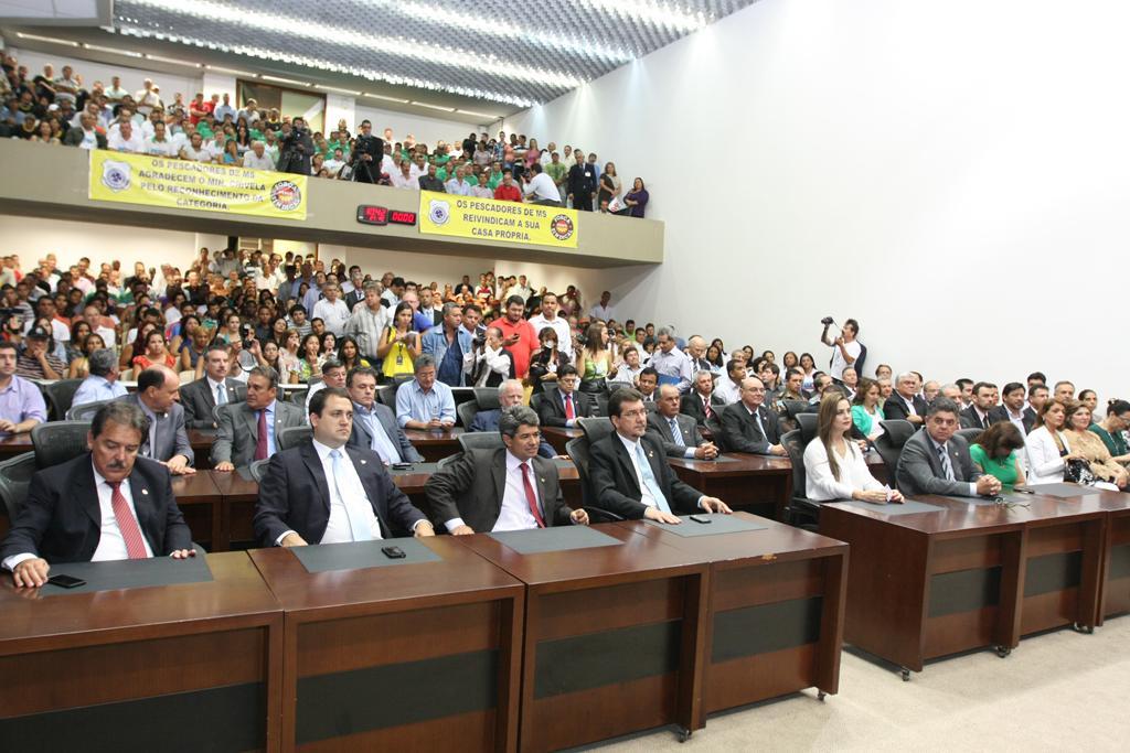 Imagem: Plenário Júlio Maia ficou lotado no lançamento do Plano Safra.