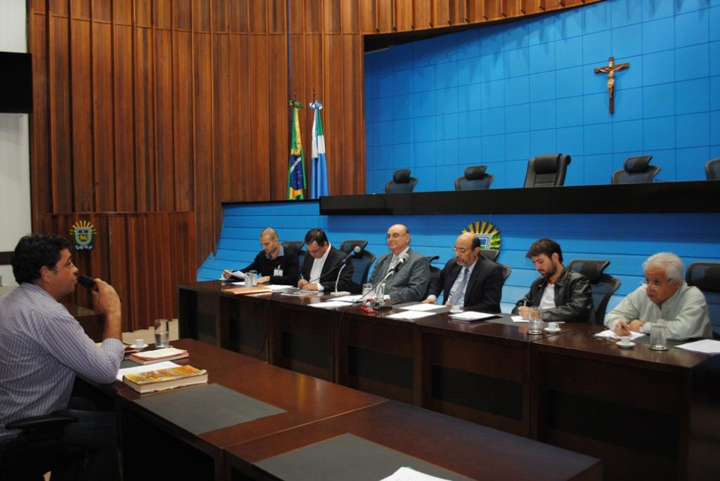 Imagem: O depoimento de Manoel Vitório foi acompanhado pelo deputado Laerte Tetila, presidente da Comissão de Direitos Humanos da ALMS.