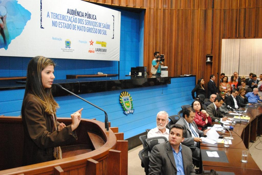 Imagem: Promotora falou sobre investigações que apontaram irregularidades em hospitais da Capital. 