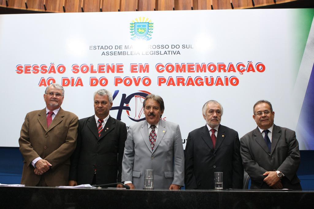 Imagem: Sessão Solene em homenagem ao povo paraguaio foi realizada no plenário Júlio Maia.