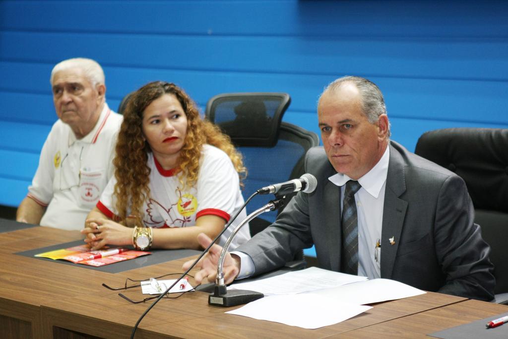 Imagem: Lançamento do projeto aconteceu no plenário Júlio Maia.