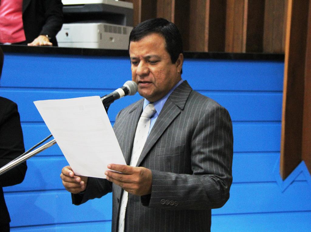 Imagem: Requerimento foi lido pelo deputado estadual Amarildo Cruz na sessão desta terça-feira