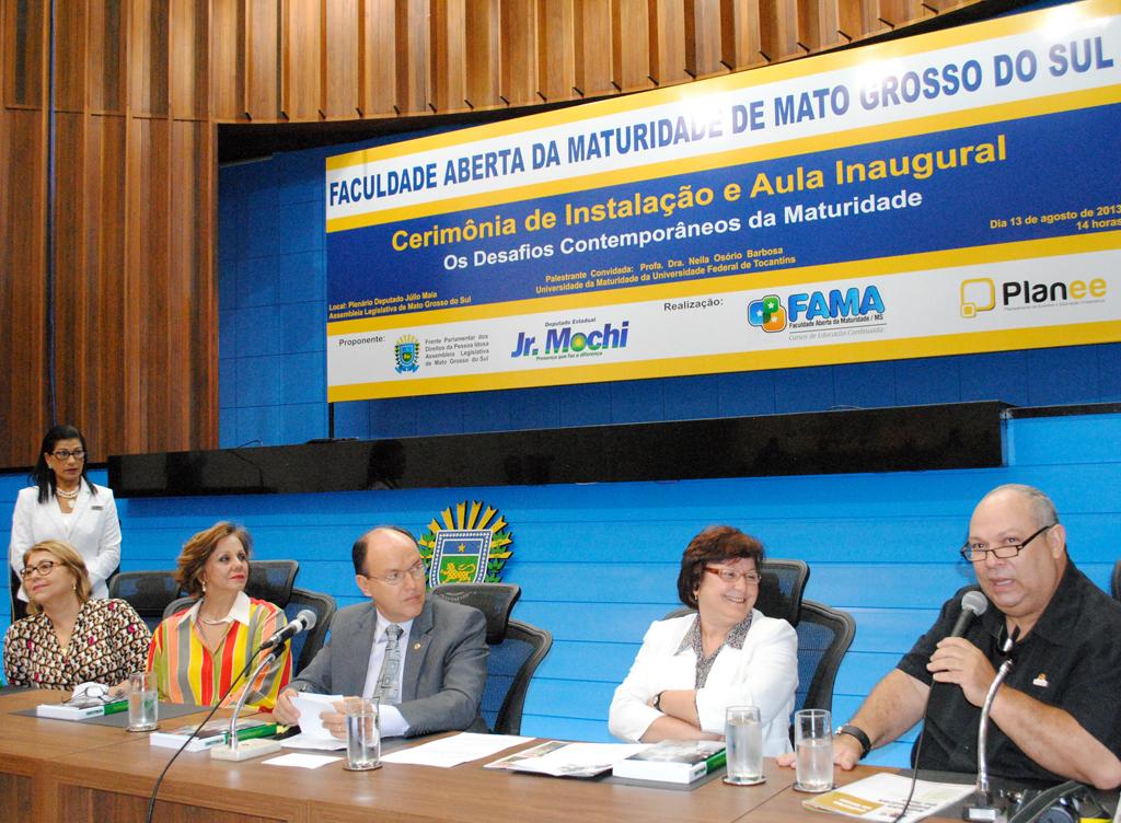 Imagem: Aula inaugural anuncia início de atividades da Faculdade Aberta da Maturidade