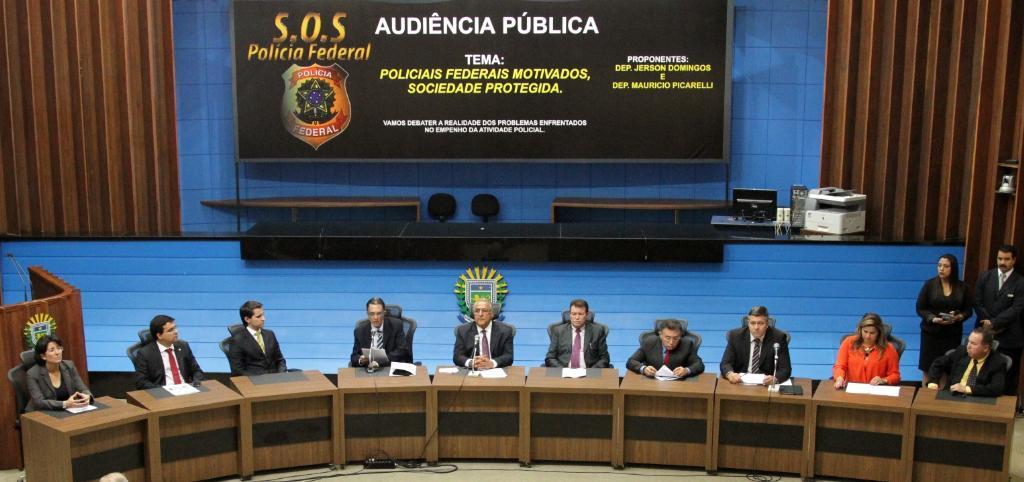 Imagem: Audiência para debater a questão das condições de trabalho da Polícia Federal foi realizada no plenário.