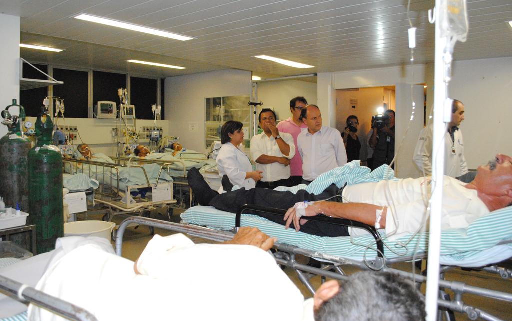 Imagem: CPI da Saúde constata superlotação no Hospital Rosa Pedrossian.