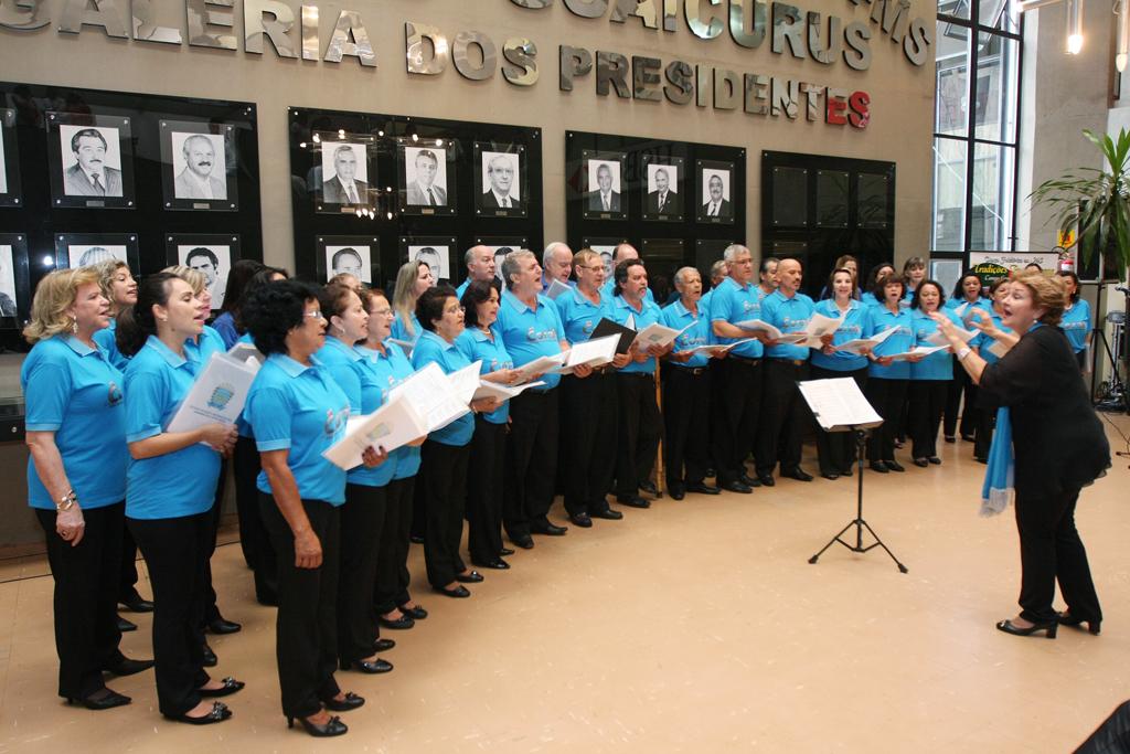 Imagem: Coral dos Servidores da Assembleia Legislativa participou da abertura oficial da Semana.