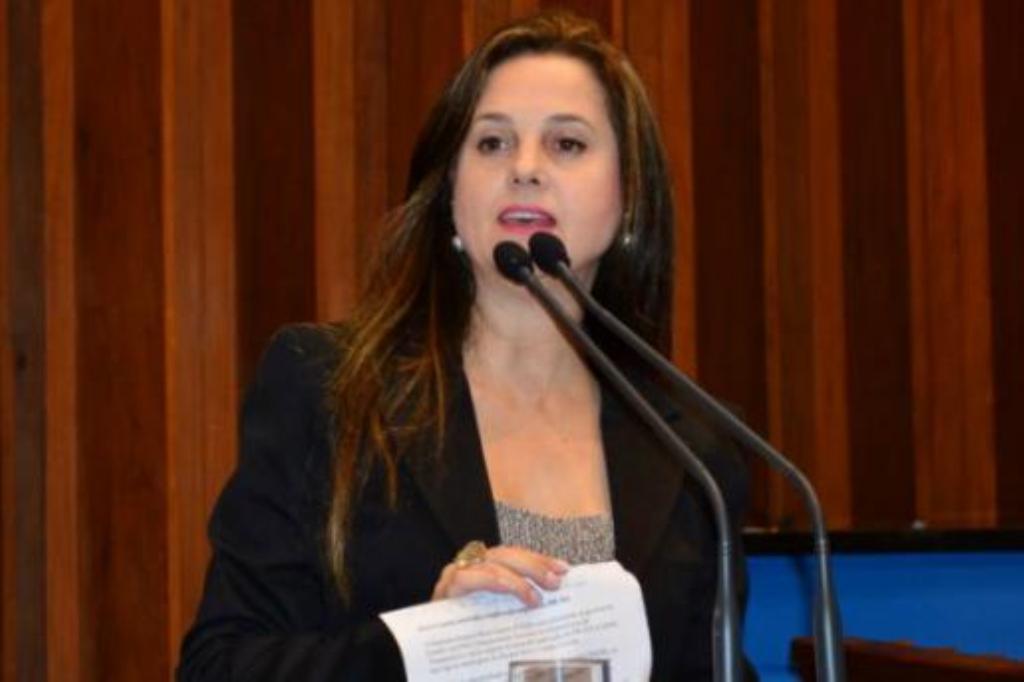 Imagem: Mara Caseiro pede ao governador André Puccinelli contratação de novos defensores