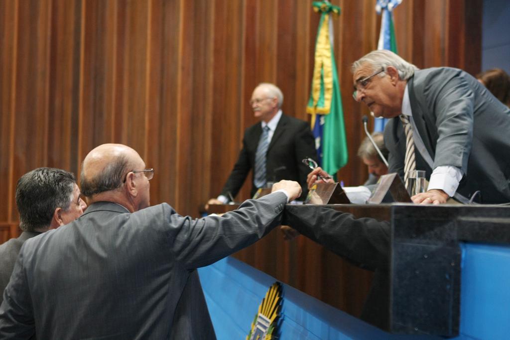 Imagem: Mesa Diretora recebeu o projeto da Defensoria Pública nesta quarta-feira.