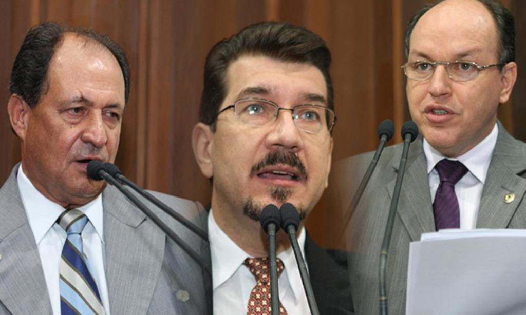 Imagem: Deputados Zé Teixeira, Pedro Kemp e Junior Mochi.