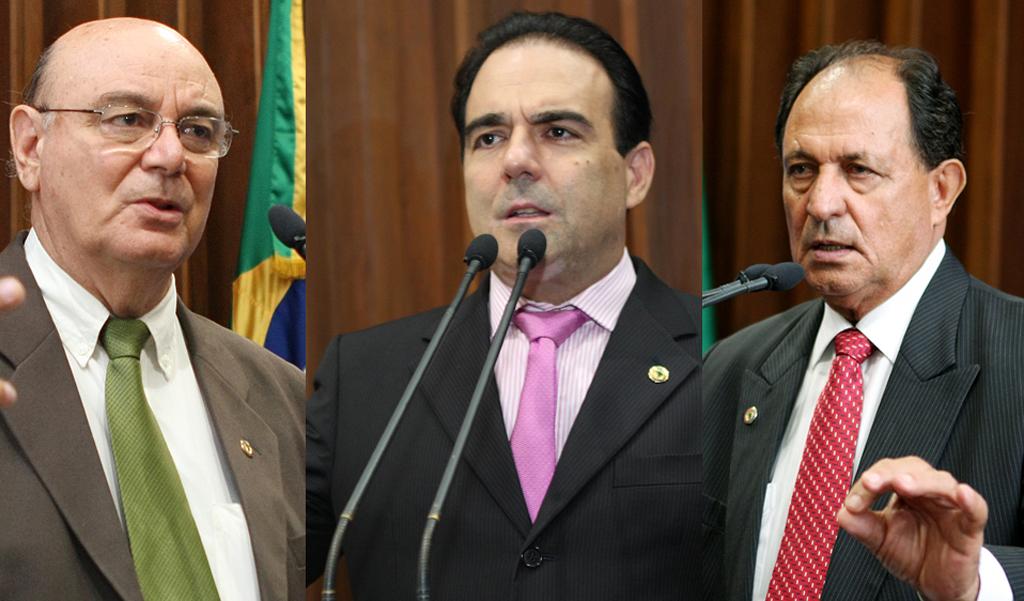 Imagem: Deputados Laerte Tetila, Felipe Orro e Zé Teixeira.