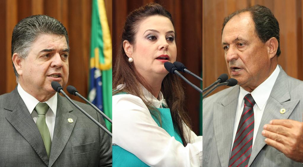 Imagem: Deputados Marcio Monteiro, Mara Caseiro e Zé Teixeira ocuparam a tribuna para falar sobre o assunto.