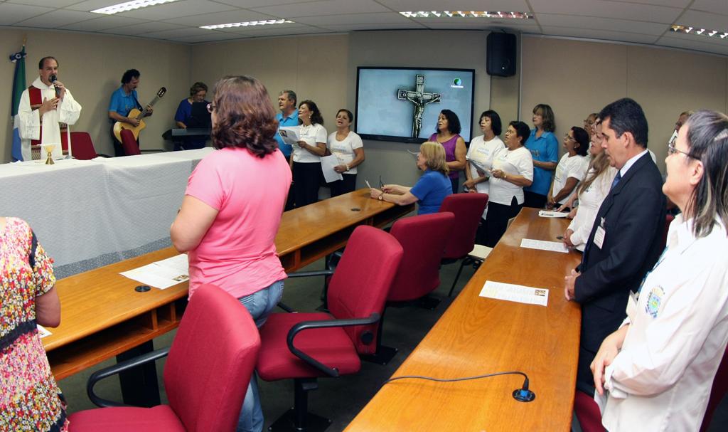 Imagem: Celebração foi conduzida pelo padre José Battisti, do Santuário São Judas Tadeu.