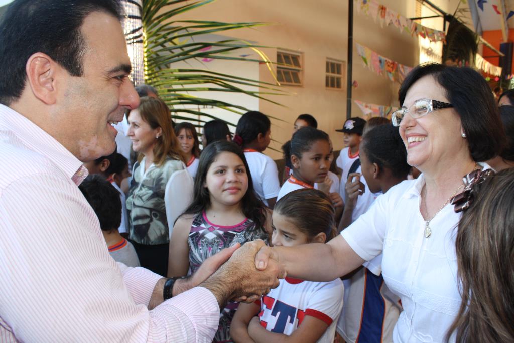 Imagem: Felipe Orro visita Escola em Tempo Integral de Campo Grande