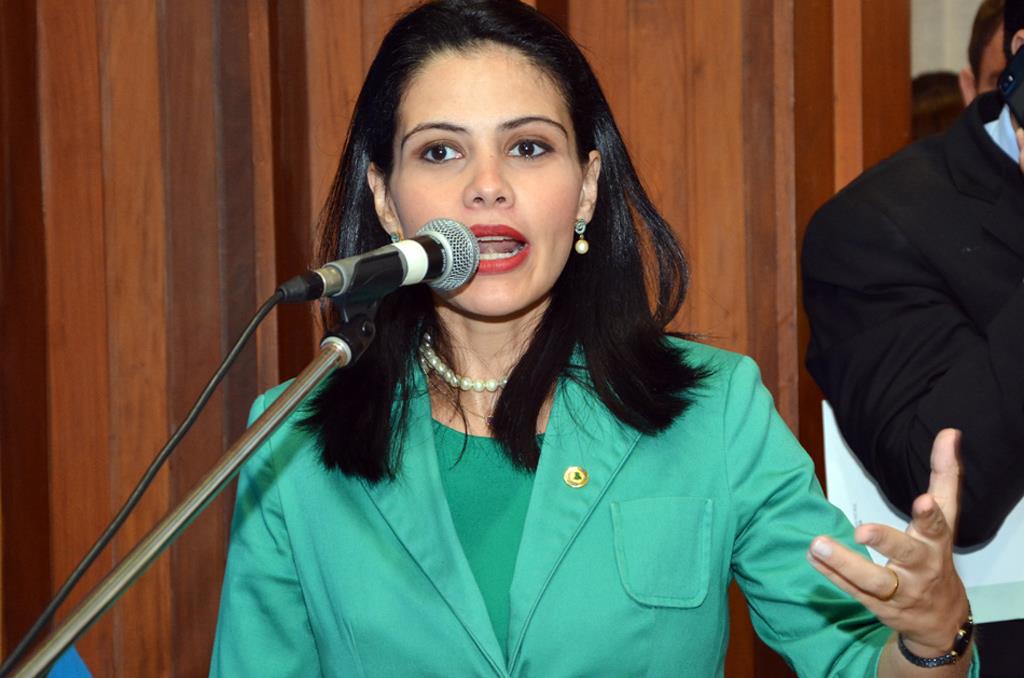 Imagem: Grazielle Machado solicitou licença de 15 dias dos trabalhos da Assembleia Legislatva para realizar tratamento de saúde