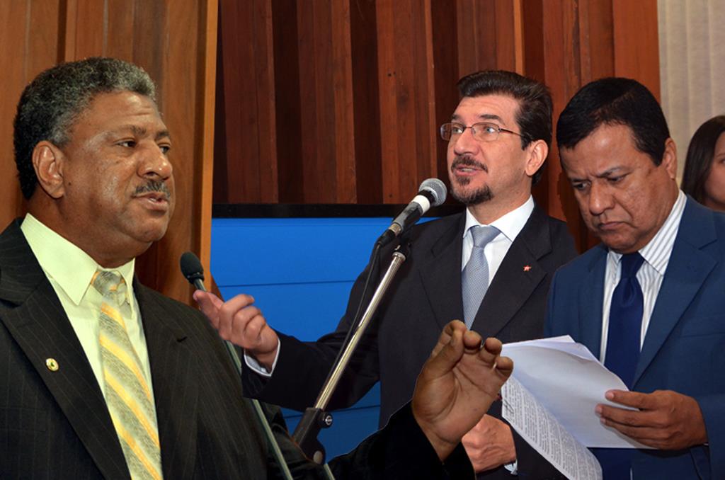 Imagem: Deputados João Grandão, Pedro Kemp e Amarildo Cruz falaram sobre o assunto na sessão desta quarta-feira