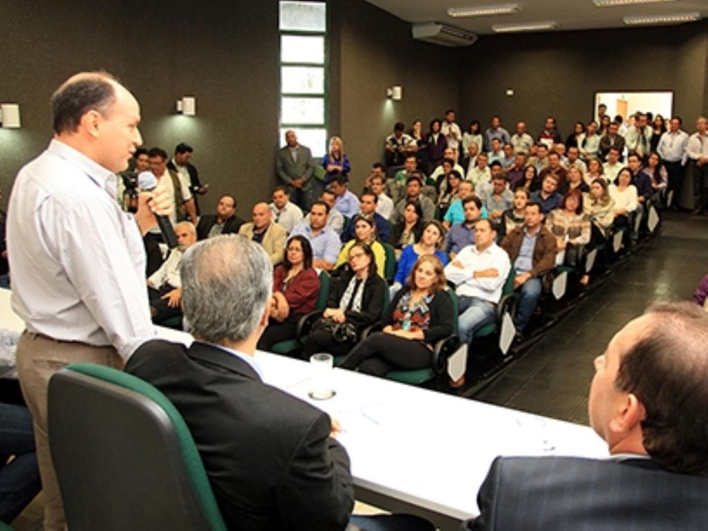 Imagem: Junior Mochi representou a Assembleia Legislativa no encontro que aconteceu no auditório do Detran-MS nesta 2ª feira