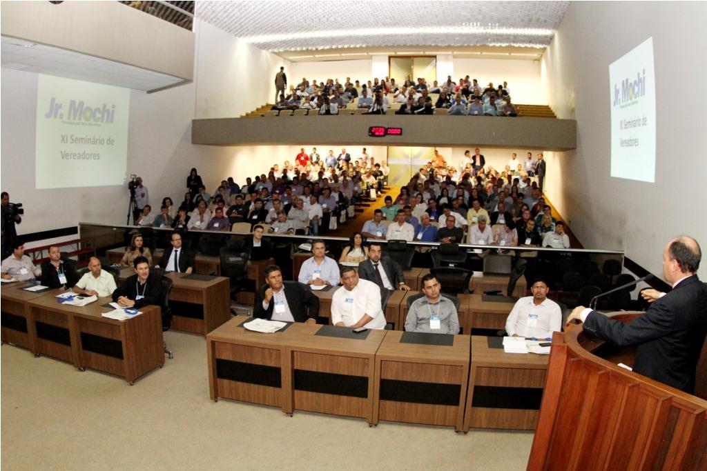 Imagem: Palestra de abertura do evento foi realizada pelo presidente da Casa de Leis, deputado Junior Mochi