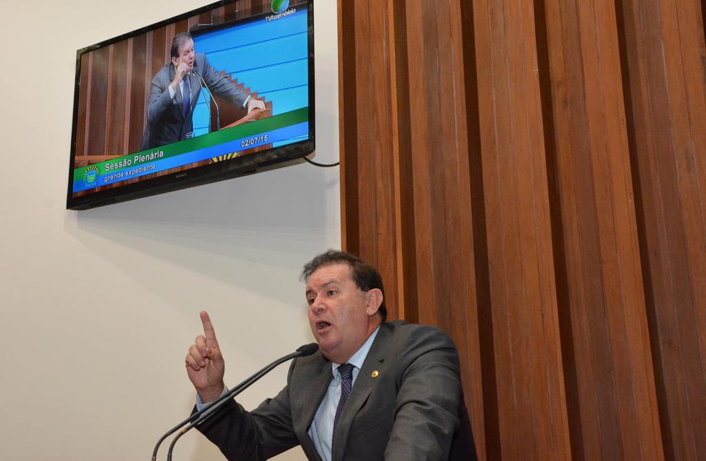 Imagem: Eduardo Rocha ocupou a tribuna hoje para falar sobre o investimento de R$ 150 milhões