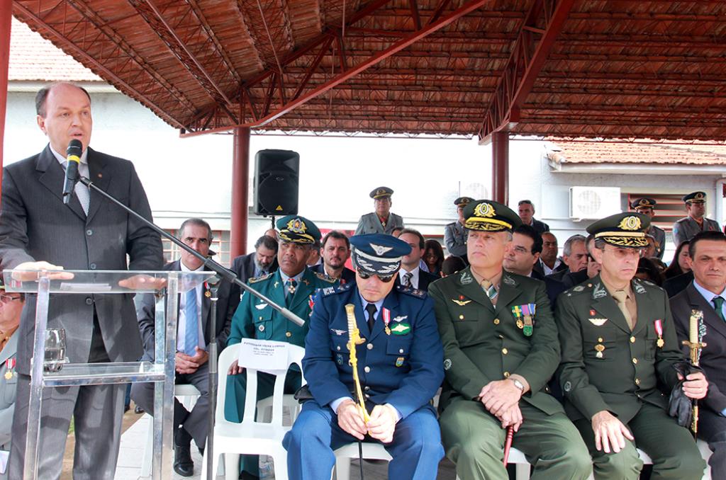 Imagem: Durante solenidade em comemoração ao Dia Nacional do Bombeiro, Junior Mochi disse que ALMS tem missão de estreitar parceria 