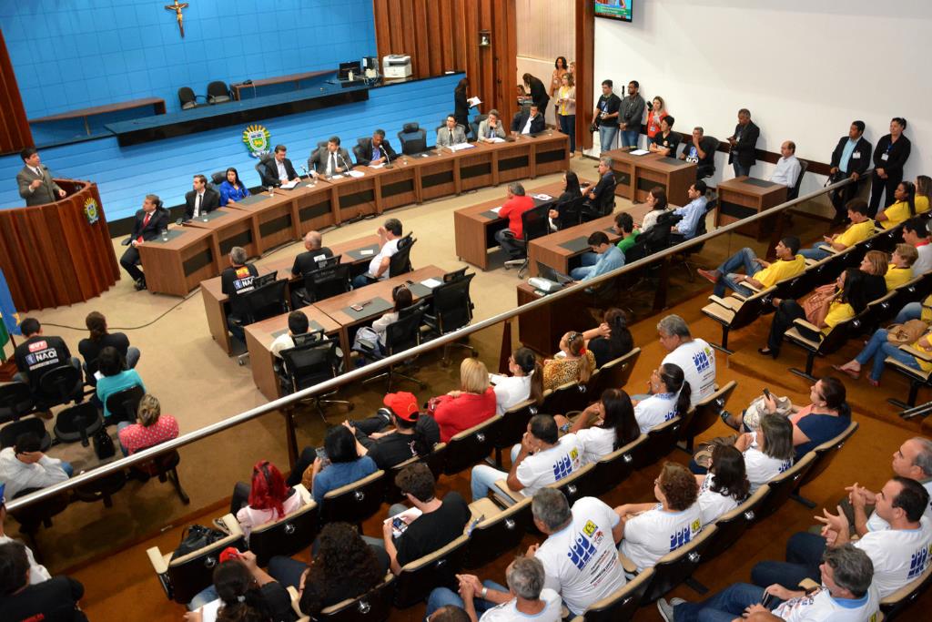 Imagem: Audiência pública teve como tema o Projeto da Terceirização, em tramitação no Senado Federal