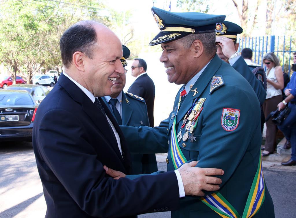 Imagem: Cerimônia comemorou os 180 anos da Polícia Militar em Mato Grosso do Sul.