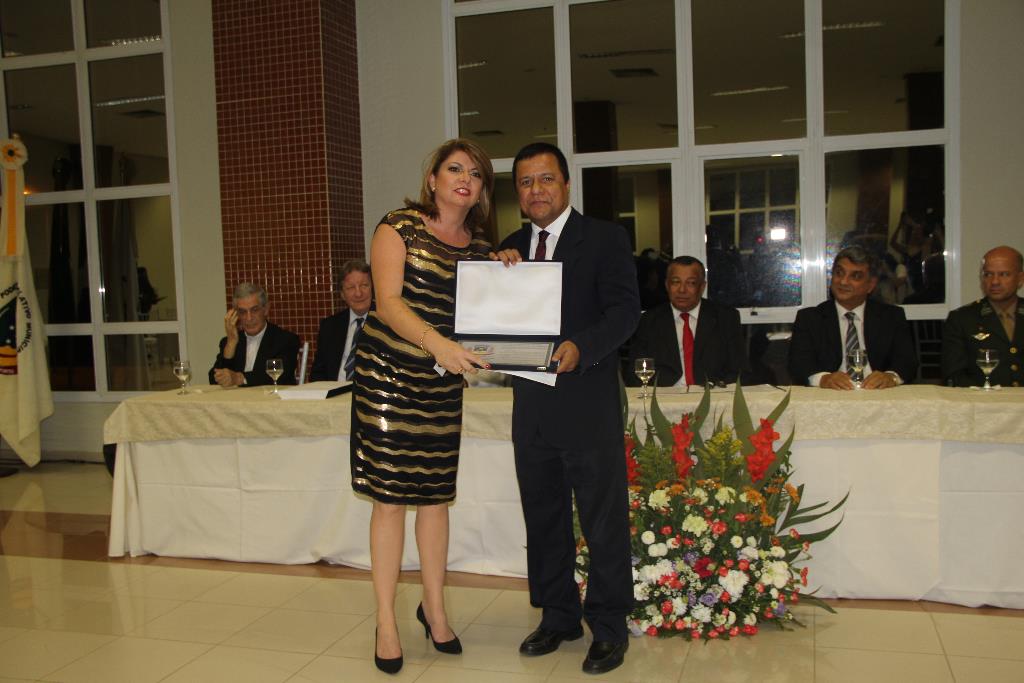 Imagem: Deputado foi homenageado em reconhecimento aos serviços prestado à Corumbá.