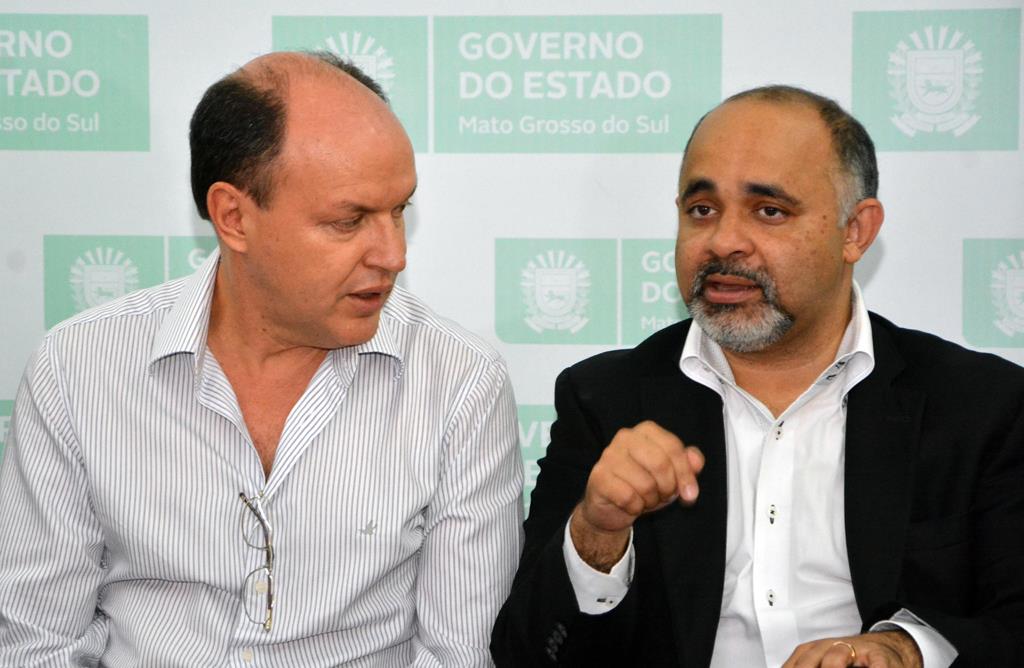 Imagem: Deputado Junior Mochi e ministro do Esporte, George Hilton