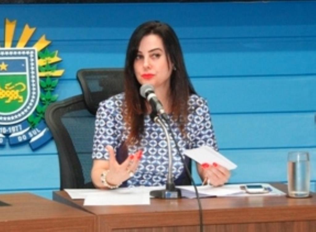 Imagem: Mara Caseiro, presidente da Comissão de Saúde da Assembleia