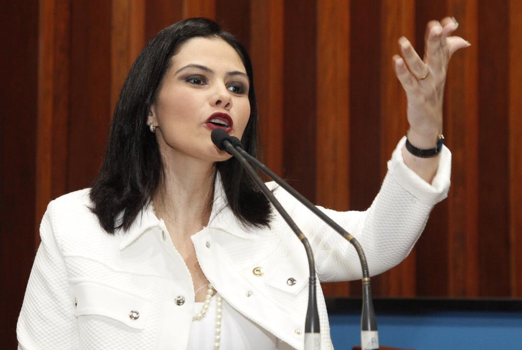 Imagem: Grazielle Machado pediu a atenção dos deputados à situação vivida por Campo Grande